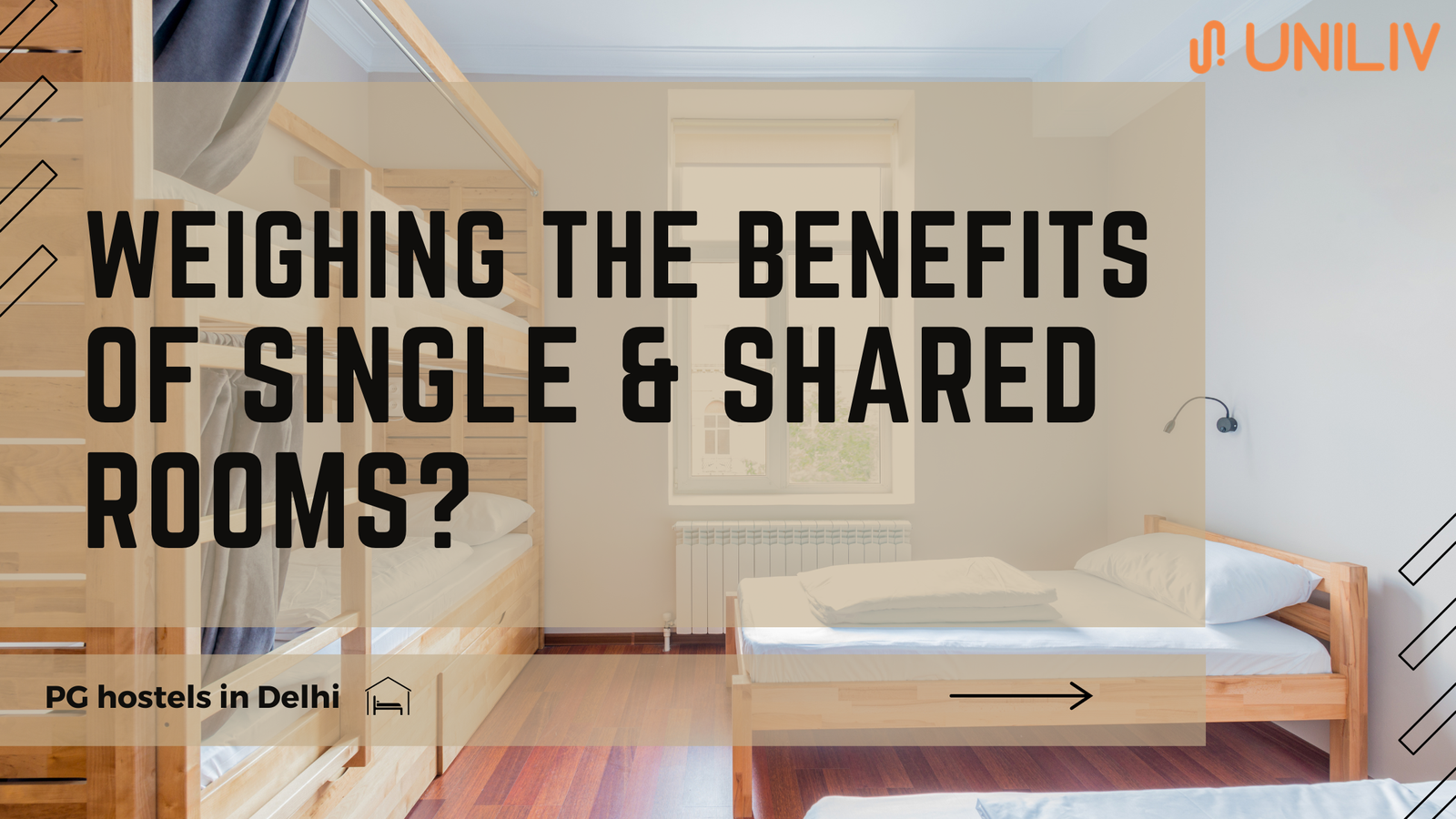Benefits of single and shared rooms in PG hostels in Delhi
