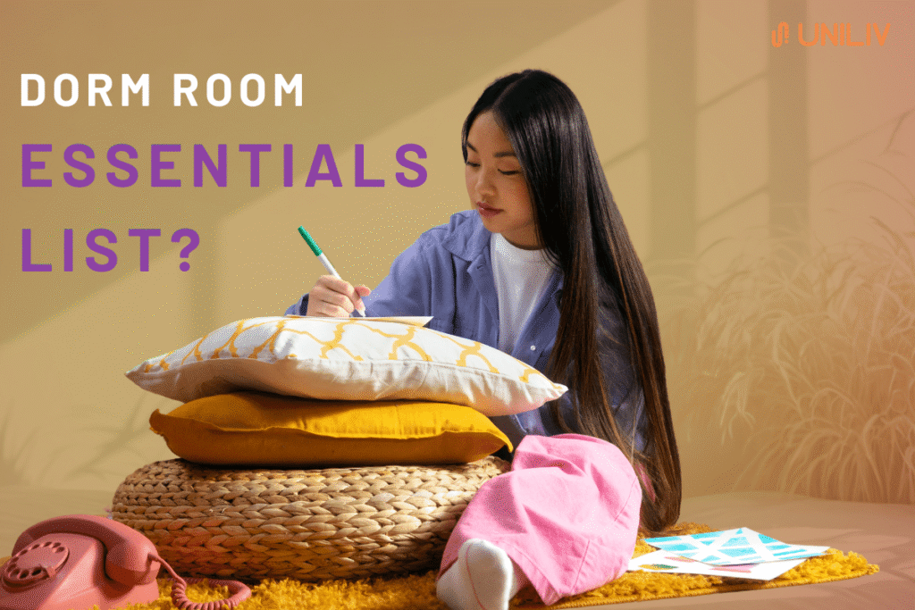 Keep your Dorm room list as minimal as possible when shifting with UniLiv