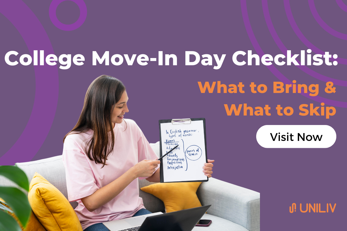 College Move-In Day Checklist: What to Bring & What to Skip