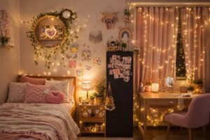 Fairy lights room decoration