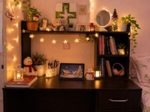 Festive study corner